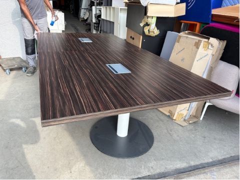 Table réunion en 2 parties avec top accès