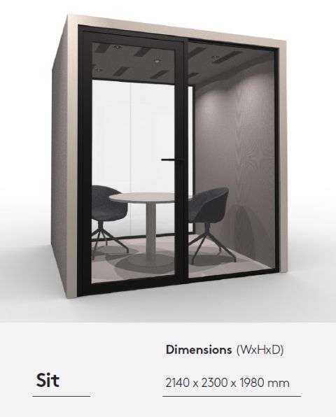 Cabine : Deblick Cube Sit
