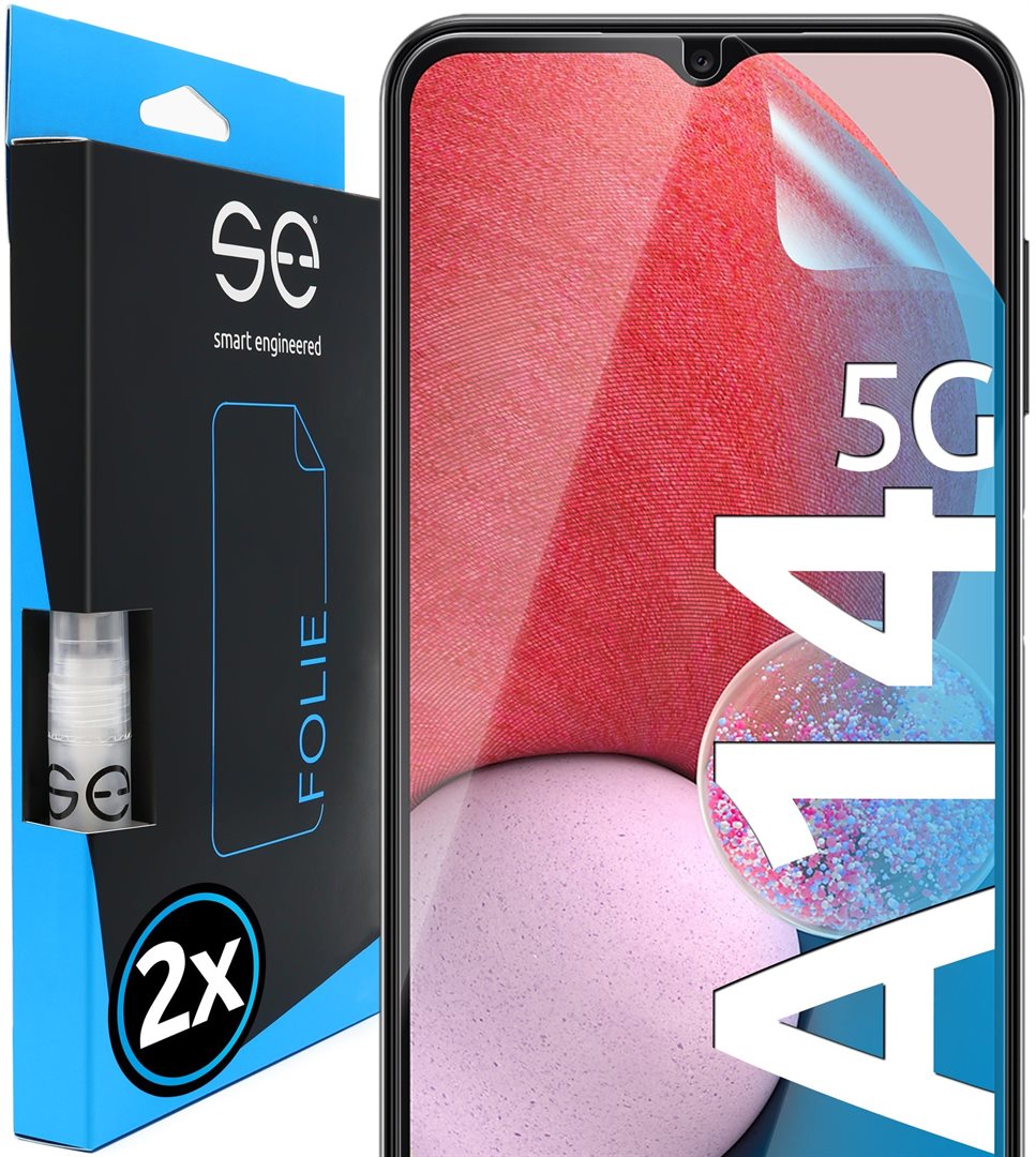 smart engineered 2x3D Screen Protector for Samsung Galaxy A14 transparent